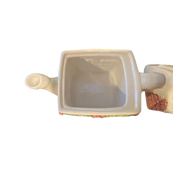 Vintage Ceramic Christmas Cottage teapot - Picture 7 of 7